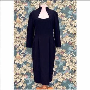 NWT Alexander McQueen 2007 Vintage Black Dress IT 40